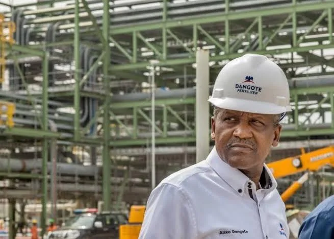 Alhaji Aliko Dangote at his Refinery
