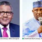Aliko Dangote and Abdul Samad Rabiu, BUA CEO