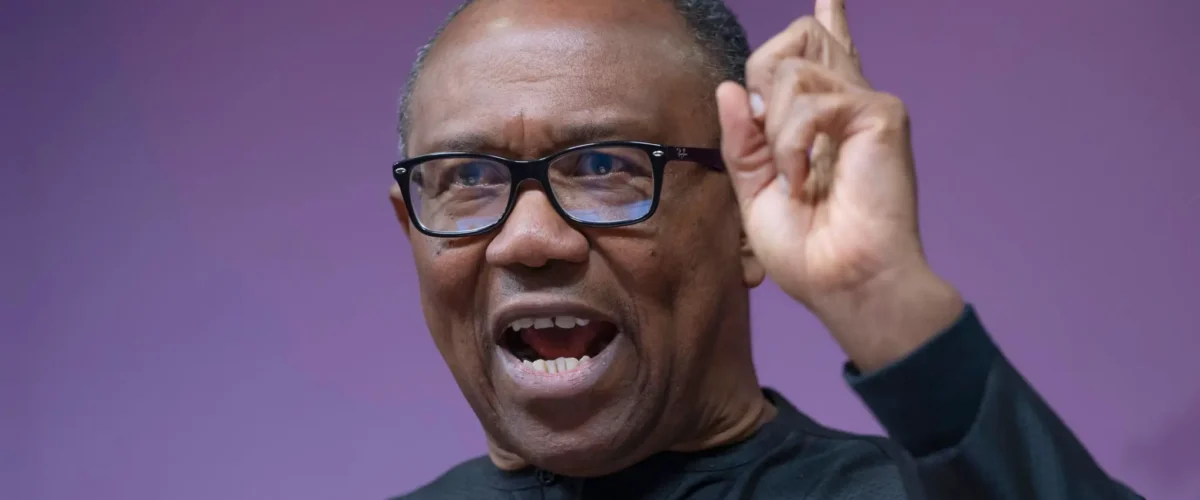 Former Anambra State Governor and the Presidential candidate of National Democratic Congress NDC Peter Obi