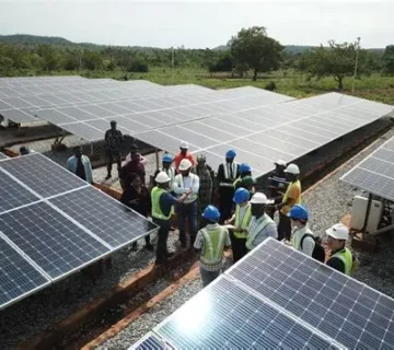 Illustrative picture showing REA accelerating electricity programme