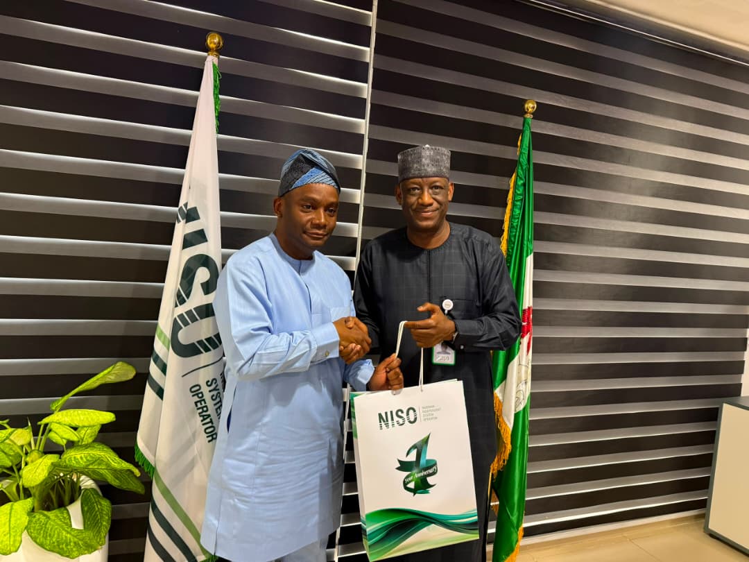 The MD of NBET Akinola Odeyemi and CEO of NISO Abdu Bello Mohammed