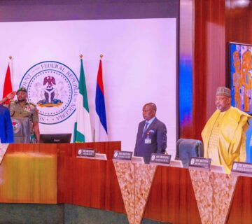 President Tinubu and members of Federal Executive Council