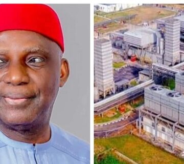 Prof Barth Nnaji and the Geometric power plant in Aba