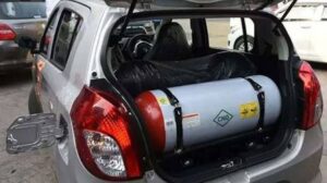 Illustrative picture of a CNG vehicle 